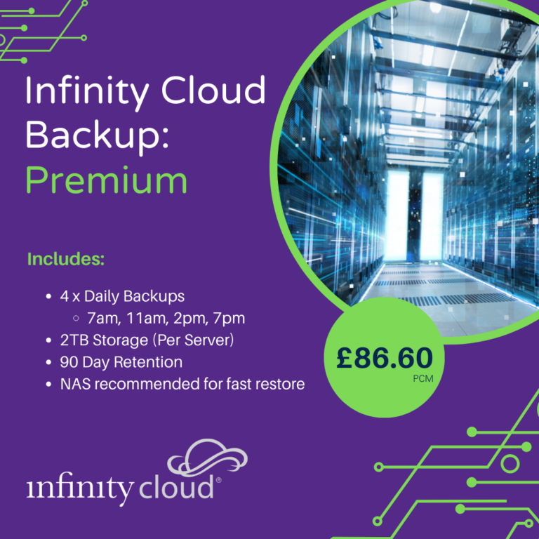 Infinity Cloud Backup Premium