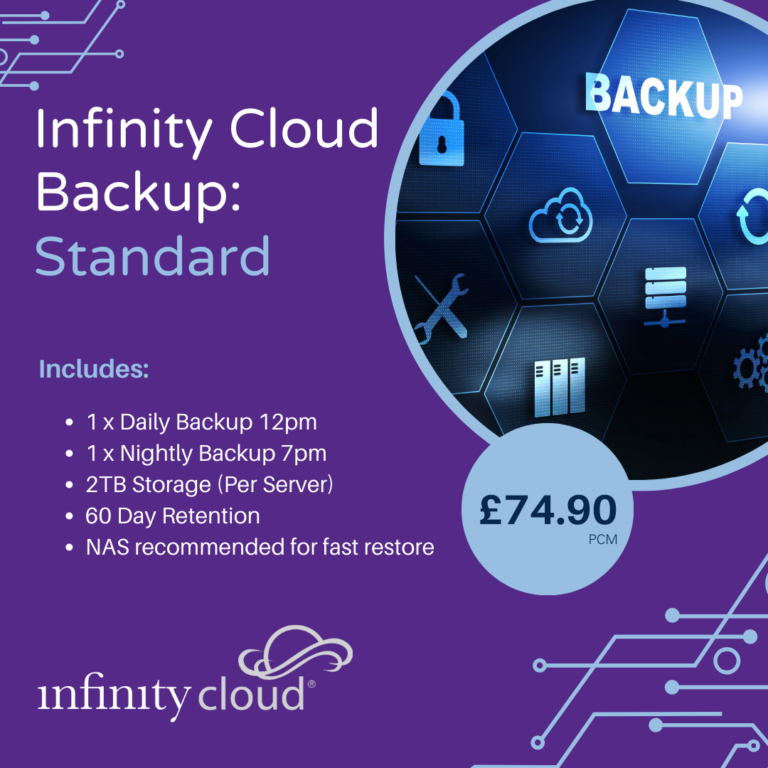 Infinity Cloud Backup Standard