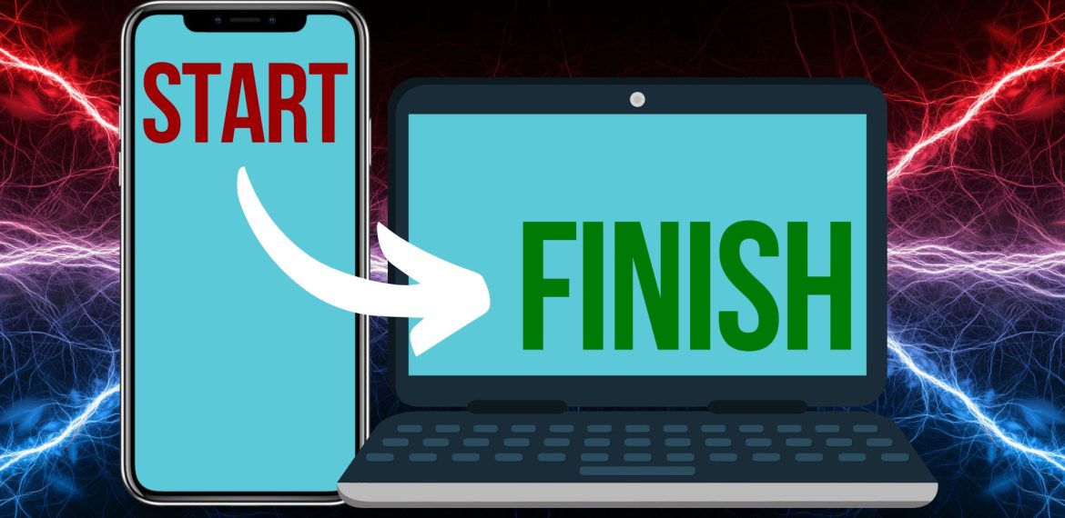 Start it on your phone… finish it on your PC?